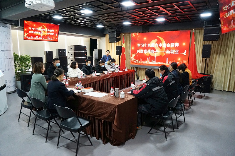 ZOBO免费看片TV下载黨支部丨開展“學習貫徹黨的十九屆六中全會精神”主題黨日活動