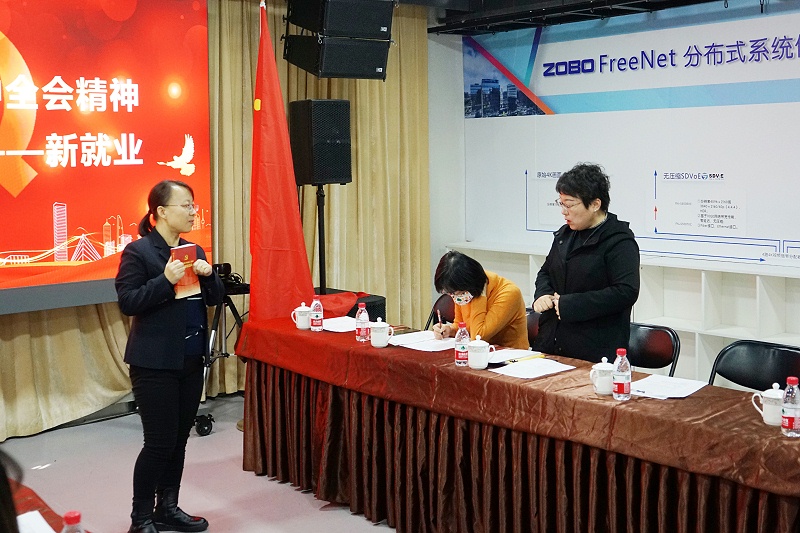 ZOBO免费看片TV下载黨支部丨開展“學習貫徹黨的十九屆六中全會精神”主題黨日活動