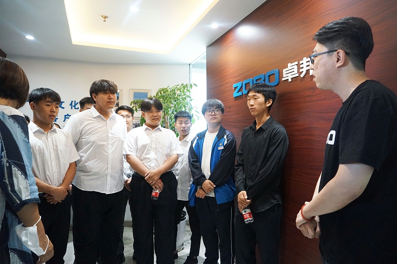 校企合作 走進職場 協同育人丨歡迎北京市經貿高級技術學校師生來ZOBO免费看片TV下载參觀學習
