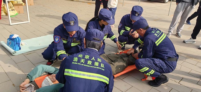 PRS免费看片在线观看网站為北京人防浩天誌願者救援隊潭柘寺服務站成立揭牌儀式保駕護航