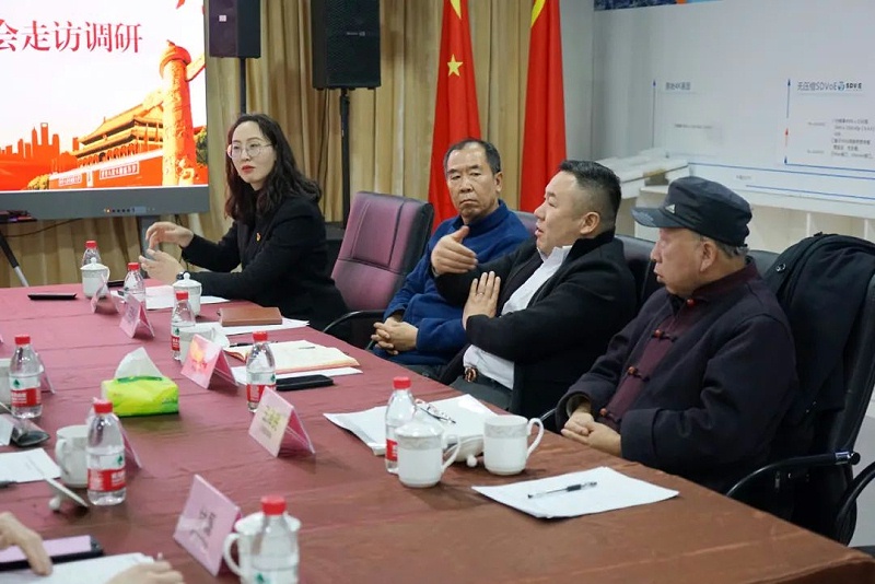 中共北京市商業服務業協會第三聯合黨委領導蒞臨北京聲光視訊行業協會會長單位ZOBO免费看片TV下载調研工作